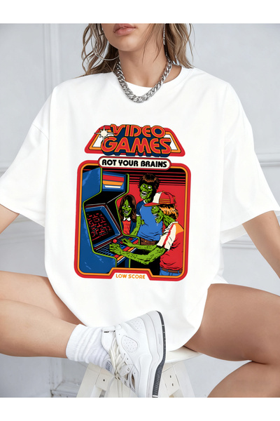 NOISSEY Colecția de tricouri pentru femei Urban Pop Graphic Cod 5618