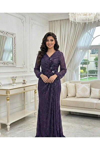 alqarat فستان لورا اللامع