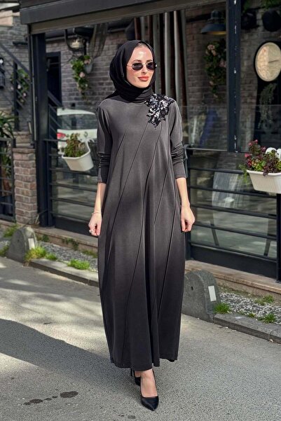 Nurcan Çetin Elbise 26125 Siyah