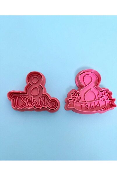 Filkorium3D 8 March International Women's Day Cookie Cutter Set (2 Pieces) - ...