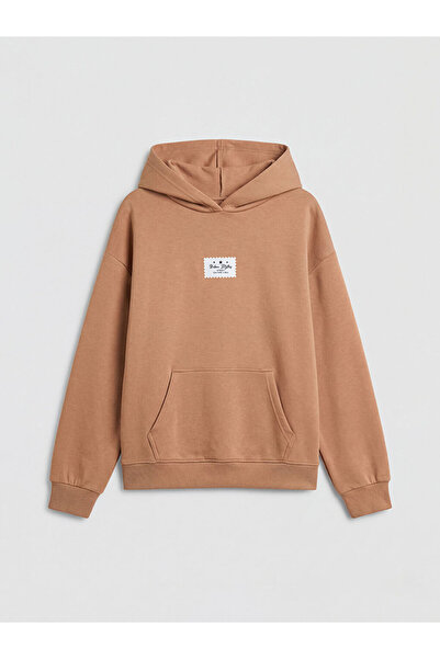 LC Waikiki Girl's Hooded Soft Touch Sweatshirt and Sweatpants