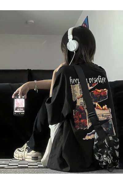 NOISSEY Colecția de tricouri pentru femei Urban Pop Graphic Cod 5120