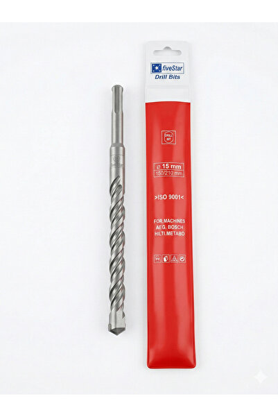 FiveStar SDS Plus Matkap Ucu 15x210mm Beton Delme Hilti Ucu | Yerli Üretim