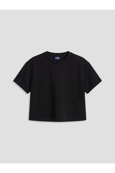 LC Waikiki Crew Neck Girls T-Shirt and Shorts
