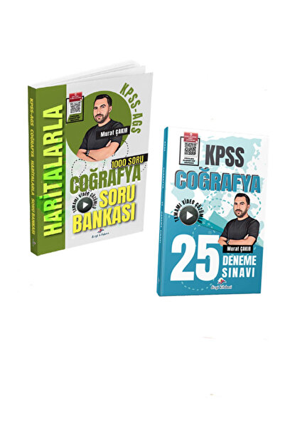 Dizgi Kitap 2026 KPSS MEB-AGS Haritalarla Coğrafya Soru Bankası +25 Deneme Mu...