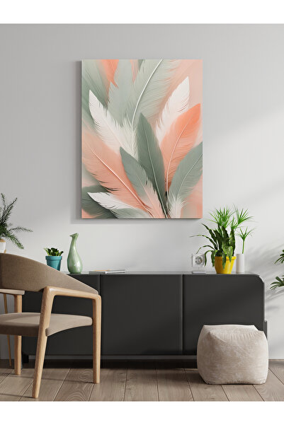 visdora Διακοσμητικός πίνακας ζωγραφικής σε καμβά με φτερά, διακόσμηση γραφεί...