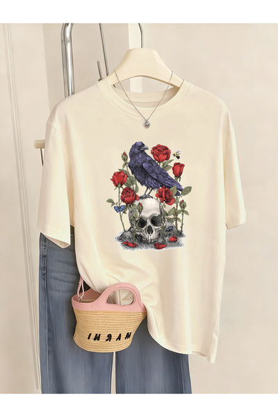 NOISSEY Colecția de tricouri pentru femei Urban Pop Graphic Cod 5495