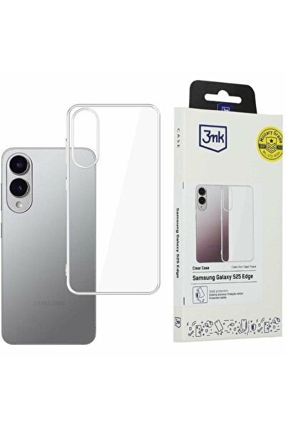 3MK Clear Case Protective Case for Samsung Galaxy S25 Edge Transparent