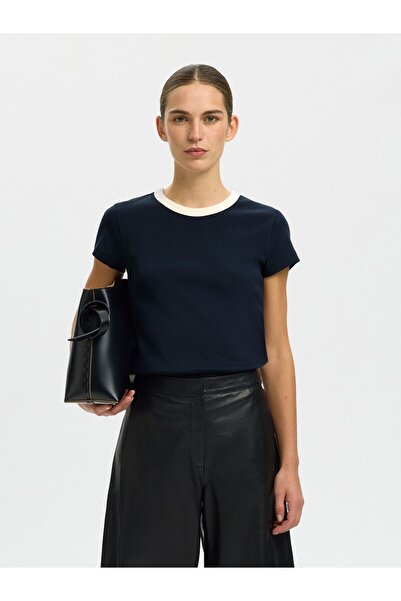 SELECTED T-Shirt Baumwoll