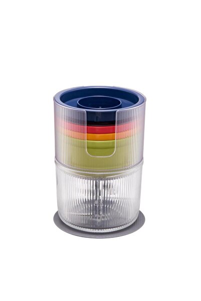 morphy richards Mini chopper MFP3001, 180 W, 3 bowls 380/400/420/1000 ml (Blue)