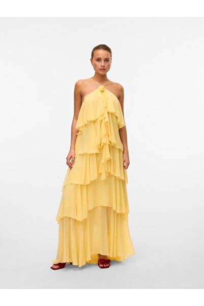 Vero Moda Kleid VMFELICIA Langes Kleid