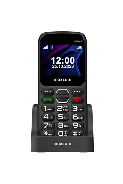 MAXCOM Telefon mobil MM443 Comfort L 4G (Negru)