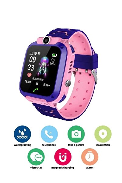 gmk Waterproof smart watch for kids, supports SIM card, with camera and wirel...
