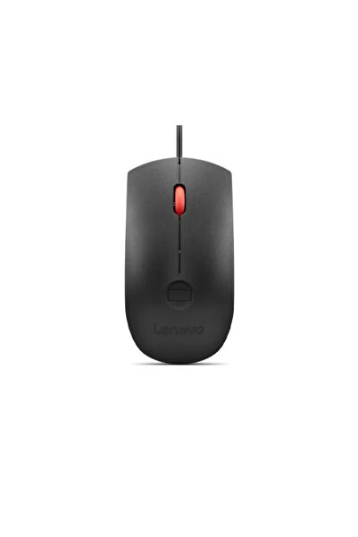 LENOVO Mouse Fingerprint, Wired, USB (Negru)