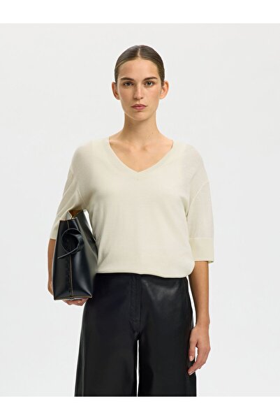 SELECTED Strickoberteil 100% Merinowoll