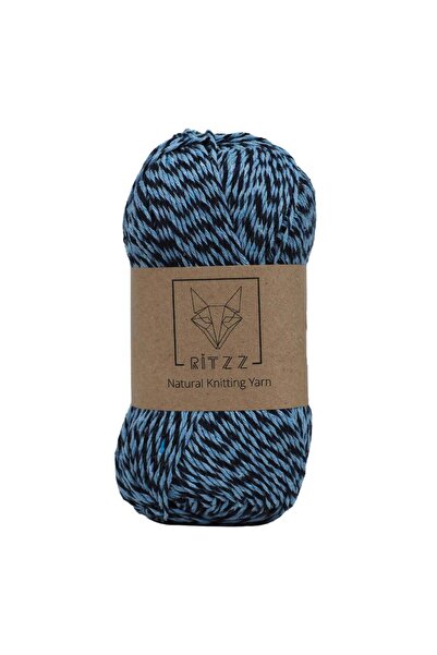 Ritzz Gray Thin Cotton 1.5 mm Navy Blue 1915