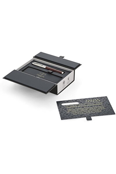 Parker Premier Custom Crimson Red Pen with Engraved Silver Tip, Ballpoint Pen...