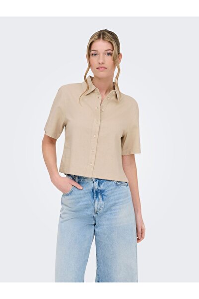 ONLY Hemd ONLGOA Leinen Hemd