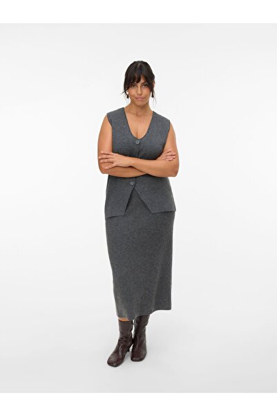 Veromoda Curve Strickrock VMCBRISA Mid Rise Midirock