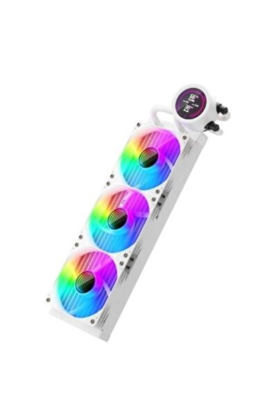 1ST PLAYER Cooler CPU Thunderstorm TS4 360, iluminat aRGB, 3 x 120mm (Alb)