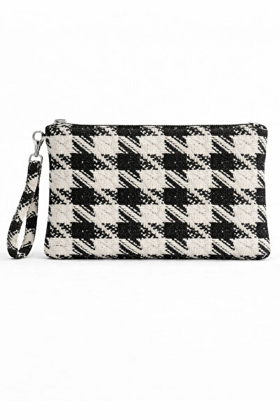 MONAAR Simli Parıltılı Tüvit Clutch Portföy Çanta Tablet Uyumlu