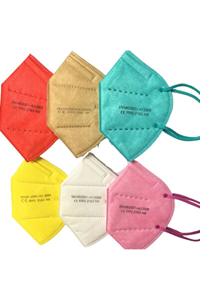 OEM FFP2 mask, CE certified, Various colors