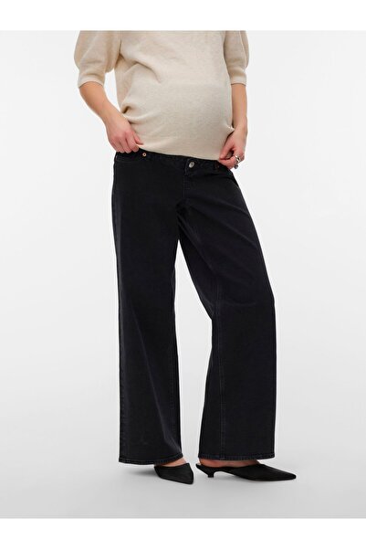 Vero Moda Maternity Umstandsjeans mit weitem Bein Weiter Beinschnitt Jeans