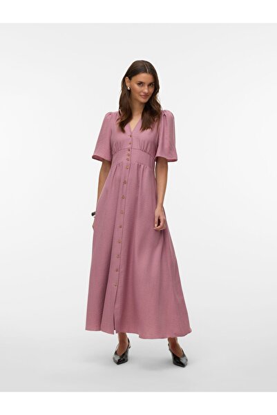 Vero Moda Kleid VMMELANEY Langes Kleid