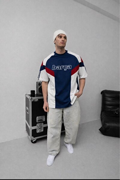 KUN SPORTSWEAR Tricou cu design retro vintage nostalgic supradimensionat