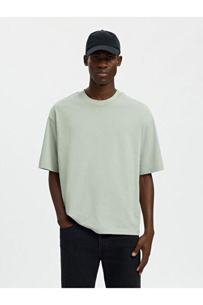 SELECTED T-Shirt mit Rundhalsausschnitt 100% Baumwoll