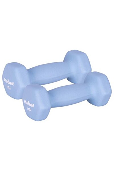 Rebel Set gantere Active RBA-2330-1, 2 x 1kg, fonta si invelis de neopren (Al...