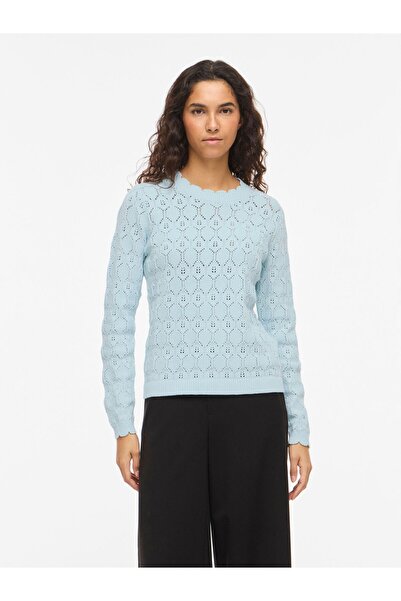 VILA Strickpullover VILOWEN Pointelle