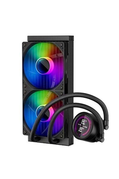 1ST PLAYER Cooler CPU Thunderstorm TS4 240, iluminat aRGB, 2 x 120mm (Negru)