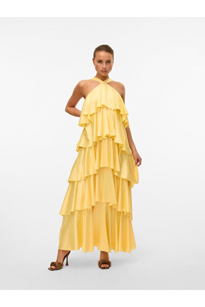 Vero Moda Kleid VMFELICIA Langes Kleid