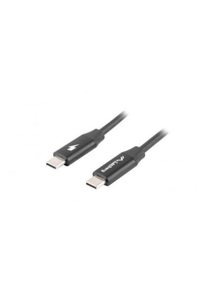 Lanberg Καλώδιο δεδομένων CA-CMCM-40CU-0018-BK, USB-C - USB-C, 1.8μ