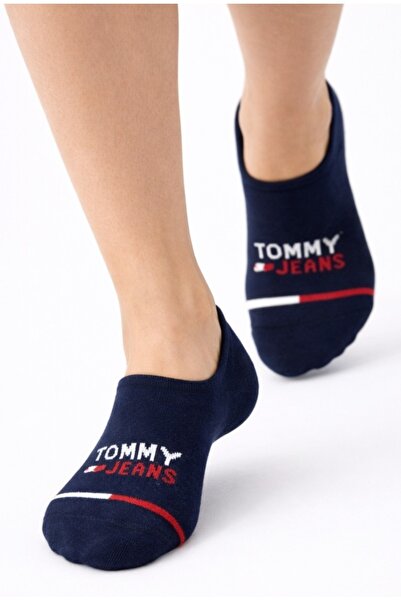 Tommy Hilfiger TJW 2'li görünmez comfort havlu taban pamuklu unisex çorap