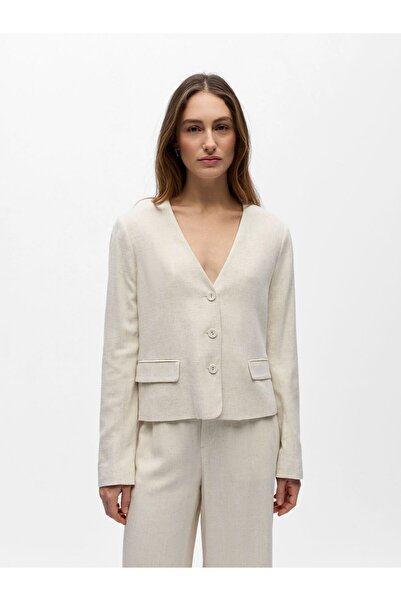 Object Blazer Leinenmix