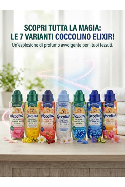 Coccolino Complete Set 7 x Elixir Concentrated Laundry Perfume, Assorted Frag...