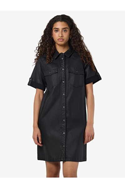 Noisy May Jeanskleid Beschichtetes