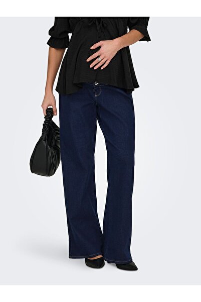 ONLY MATERNITY Jeans mit weitem Bein OLMSNOW Hohe Taille Weiter Beinschnitt J...