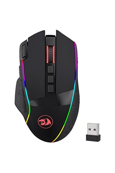REDRAGON Mouse Gaming Enlightment Pro, iluminare RGB, Wired, Wireless 2.4Ghz,...