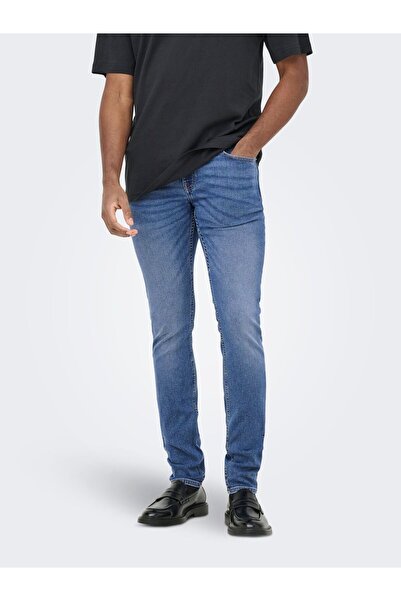 Only & Sons Skinny Jeans ONSWARP Niedrige Taille Skinny Fit Jeans