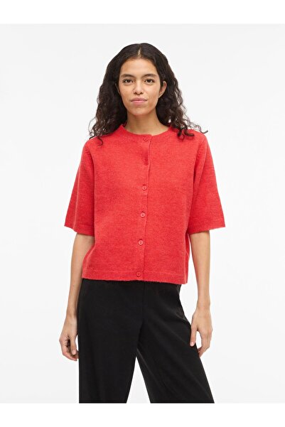 VILA Strickjacke VILIGA Kurzarm