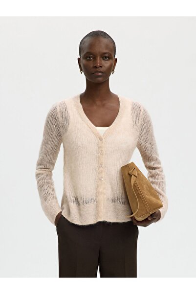 SELECTED Strickjacke Mohair-Mix