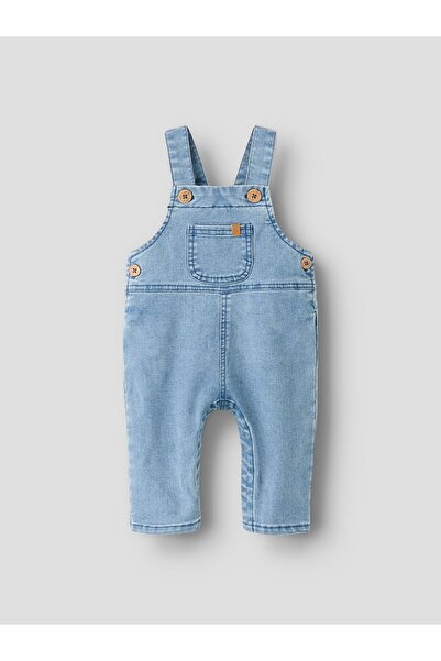 Lil' Atelier Baby Overall Loose Fit Denim