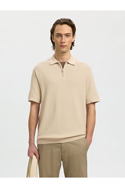 SELECTED Polo shirt Zip-up