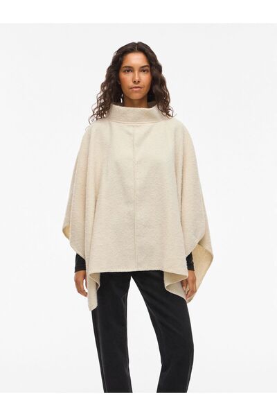 VILA Poncho VIPAULINE Stehkragen