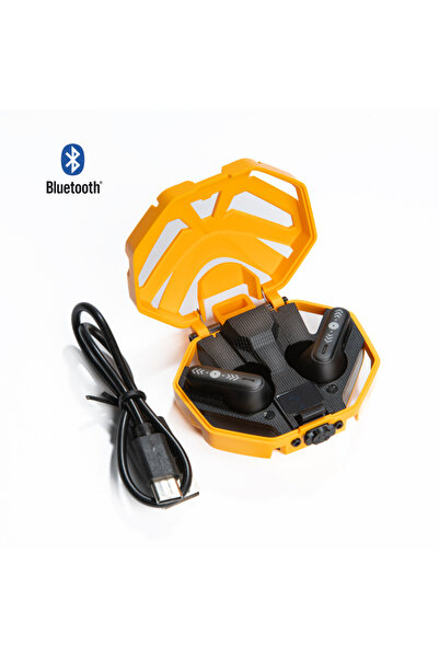 OptimX Ασύρματα ακουστικά παιχνιδιών G36 True Wireless, Bluetooth 5.4 (Χρυσό)