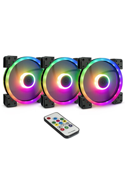 Inter-Tech Argus RS-14 fan set, RGB lighting, 3 x 140mm (Black)