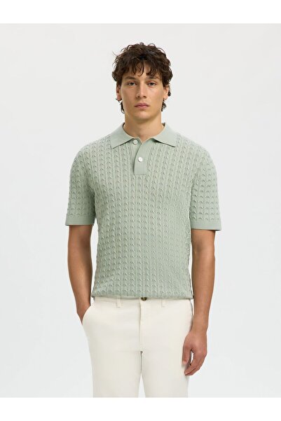 SELECTED Polohemd aus Strick Regular Fit